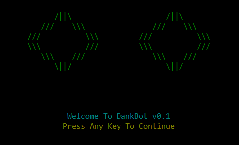 DankBot — PyPI Discord automation package by Adithya Narayan